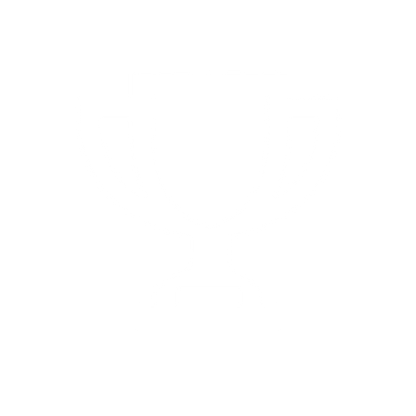 Trophy Cup Logo #ffffff
