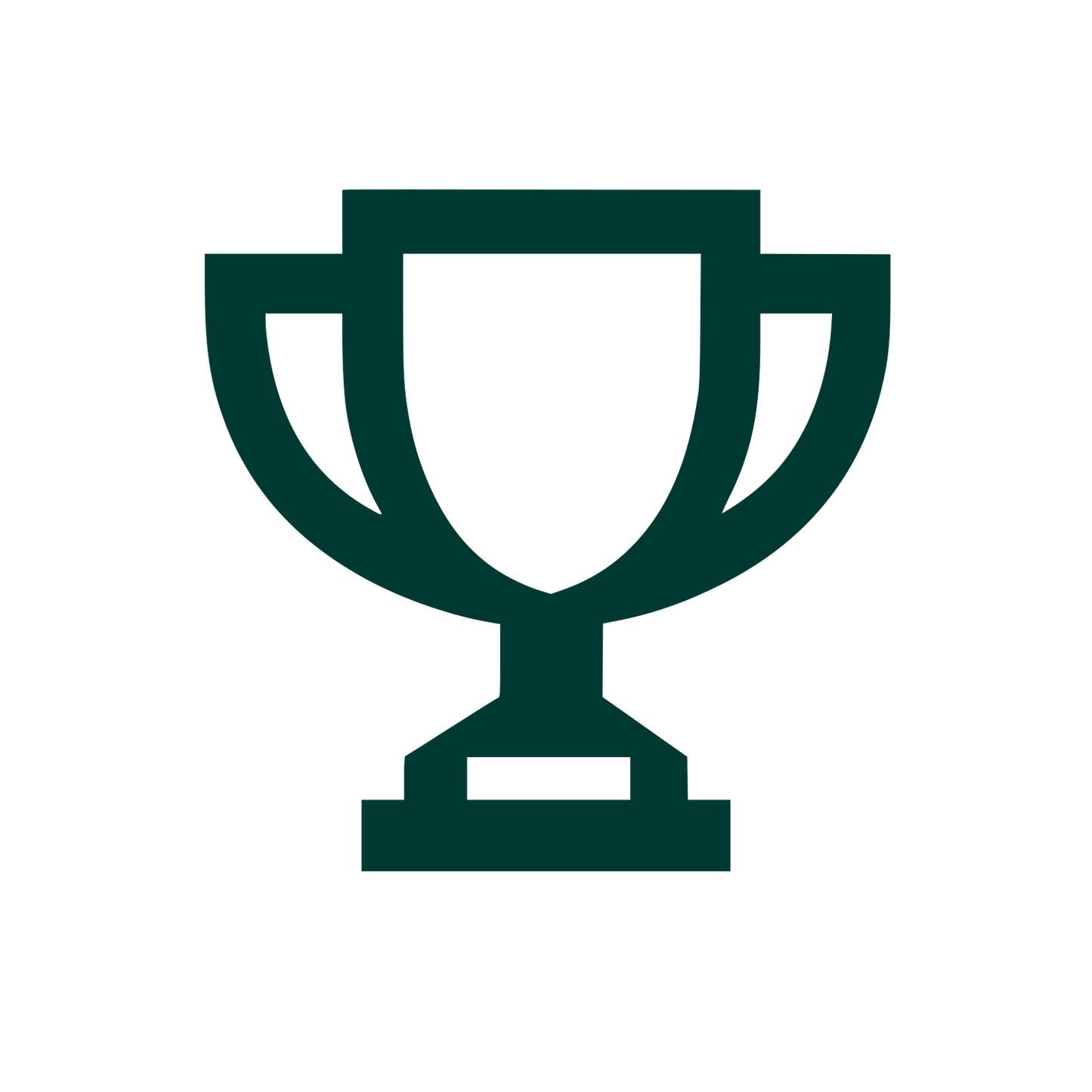 Trophy Cup Logo #003932