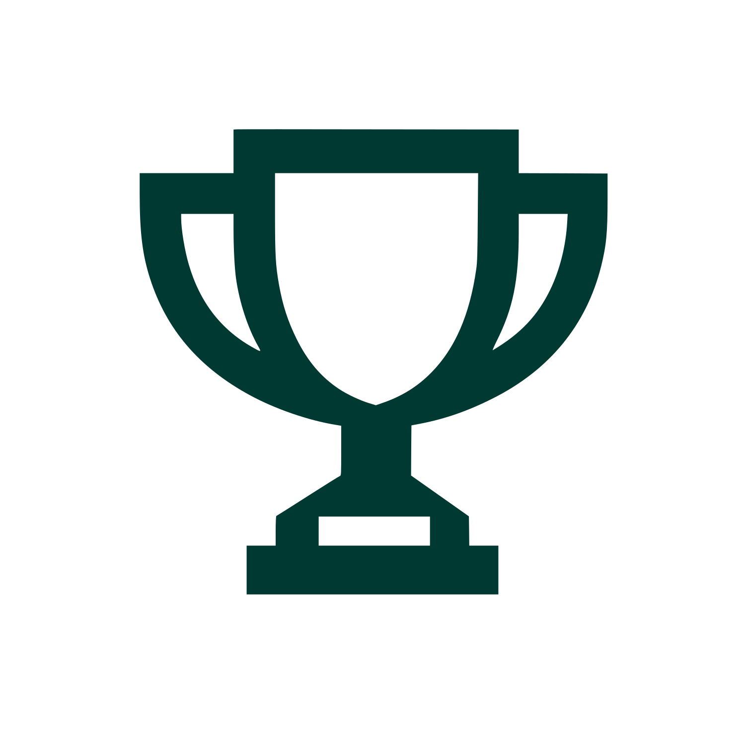 Trophy Cup Logo #003932