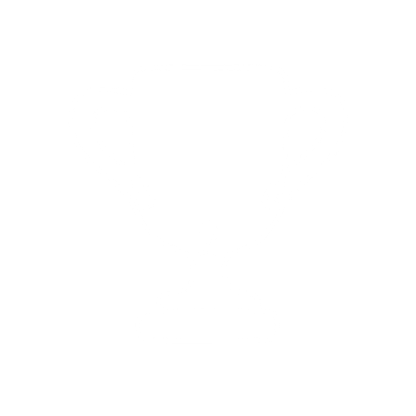Trophy Cup Outline Logo #ffffff