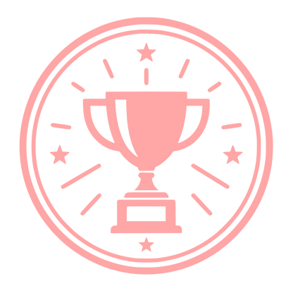 Trophy Cup Circle Logo #ffa6a6