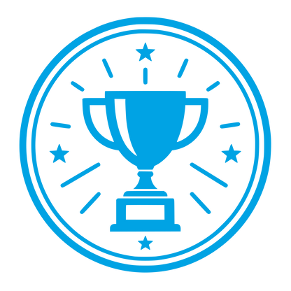 Trophy Cup Circle Logo #00a3e4