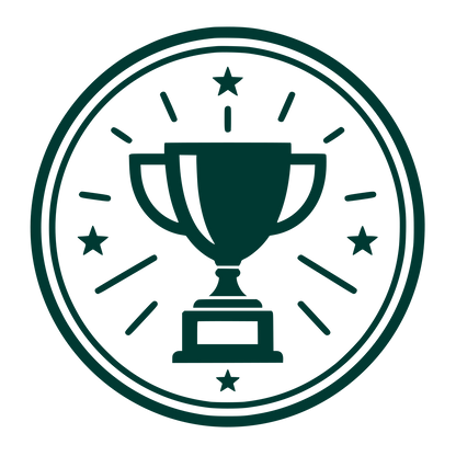 Trophy Cup Circle Logo #003932