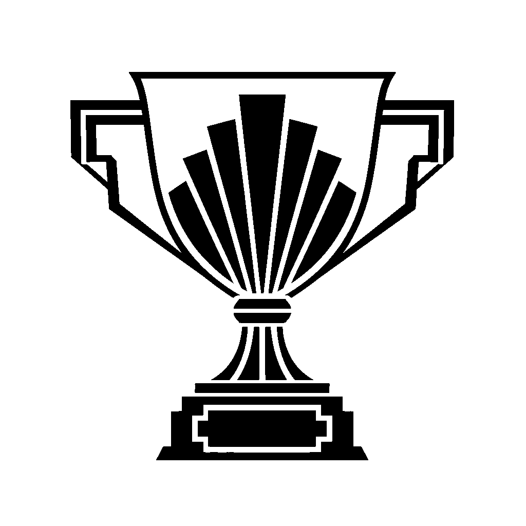 Art Deco Trophy Cup Logo