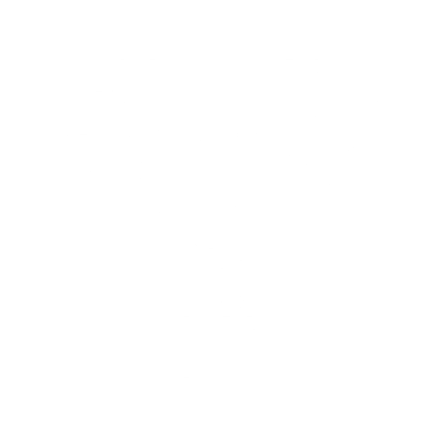 Art Deco Trophy Cup Logo #ffffff