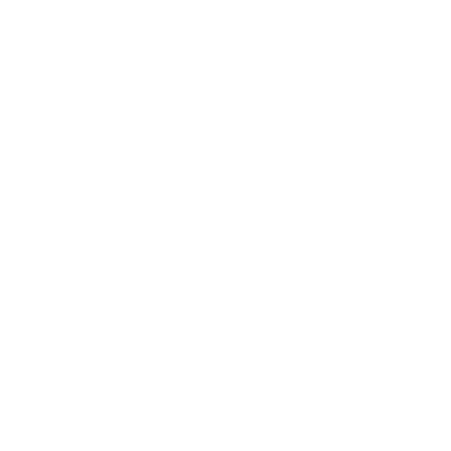 Art Deco Trophy Cup Logo #ffffff