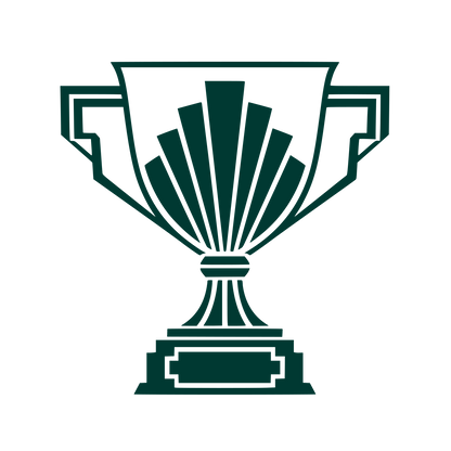 Art Deco Trophy Cup Logo #003932