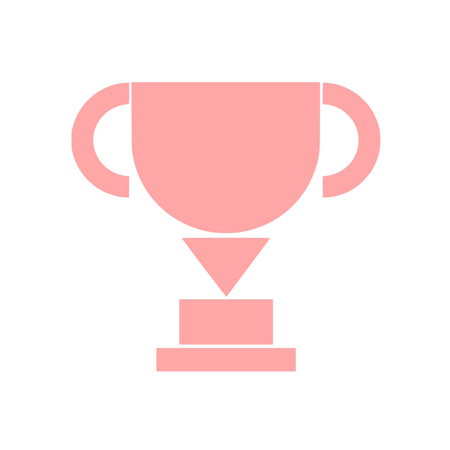 Trophy Cup Winner Logo #ffa6a6