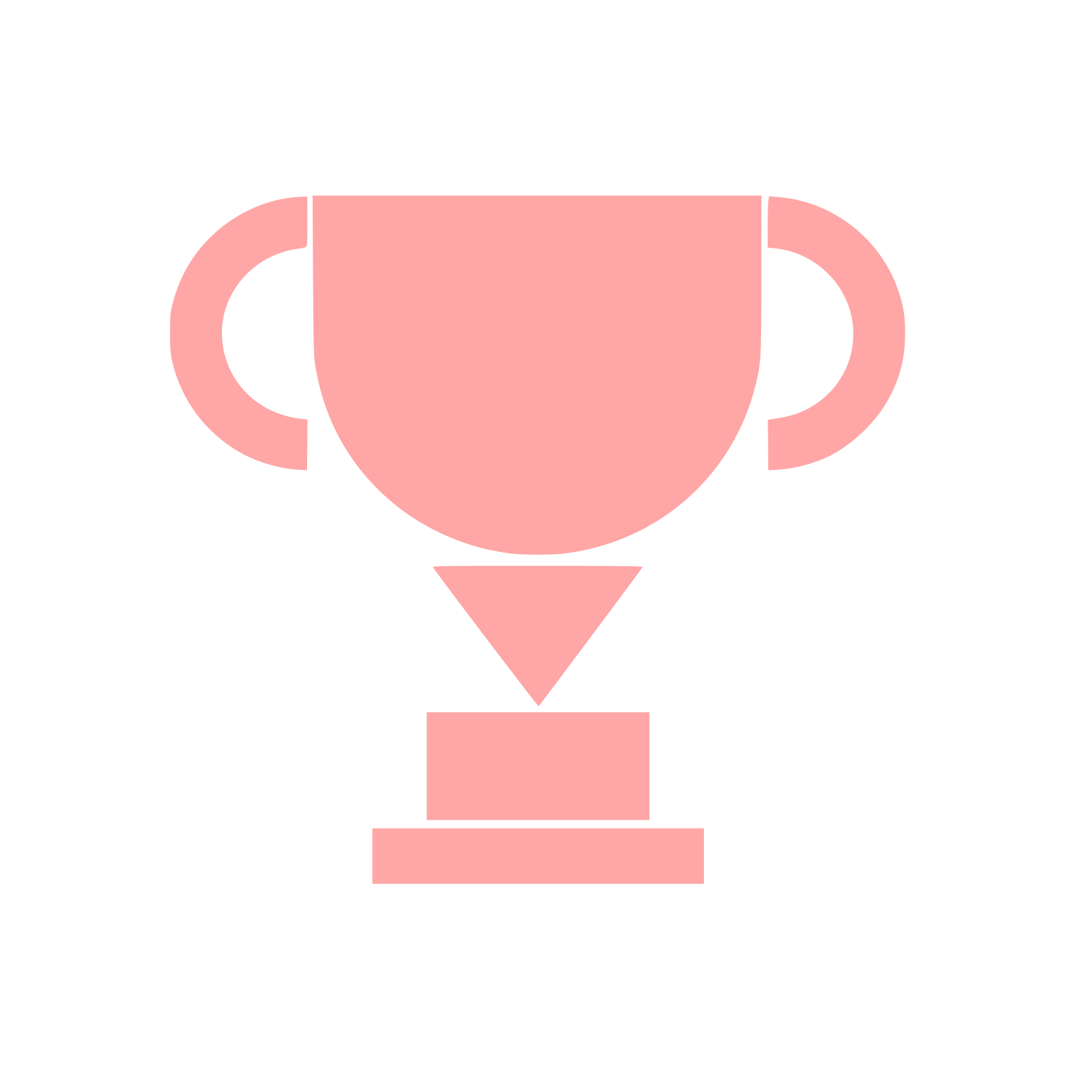 Trophy Cup Winner Logo #ffa6a6