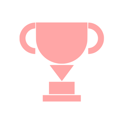 Trophy Cup Winner Logo #ffa6a6