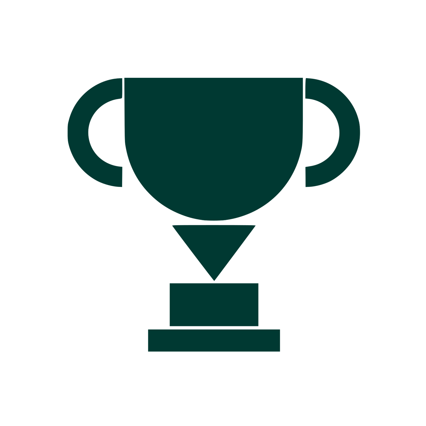 Trophy Cup Winner Logo #003932