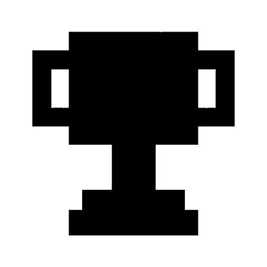 Pixel Trophy Cup Logo