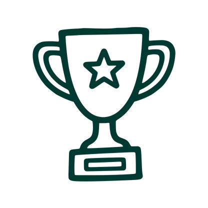 Trophy Cup Star Logo #003932