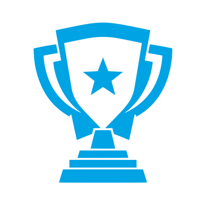 Trophy Shield Star Logo #00a3e4