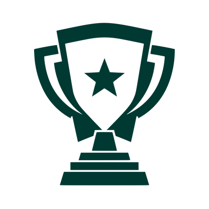 Trophy Shield Star Logo #003932