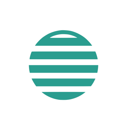 Striped Circle Badge Logo #2A9D8F