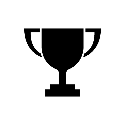 Trophy Cup Silhouette Logo