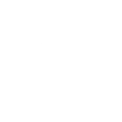 Trophy Cup Silhouette Logo #ffffff