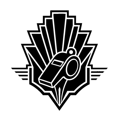 Whistle Badge Emblem Logo