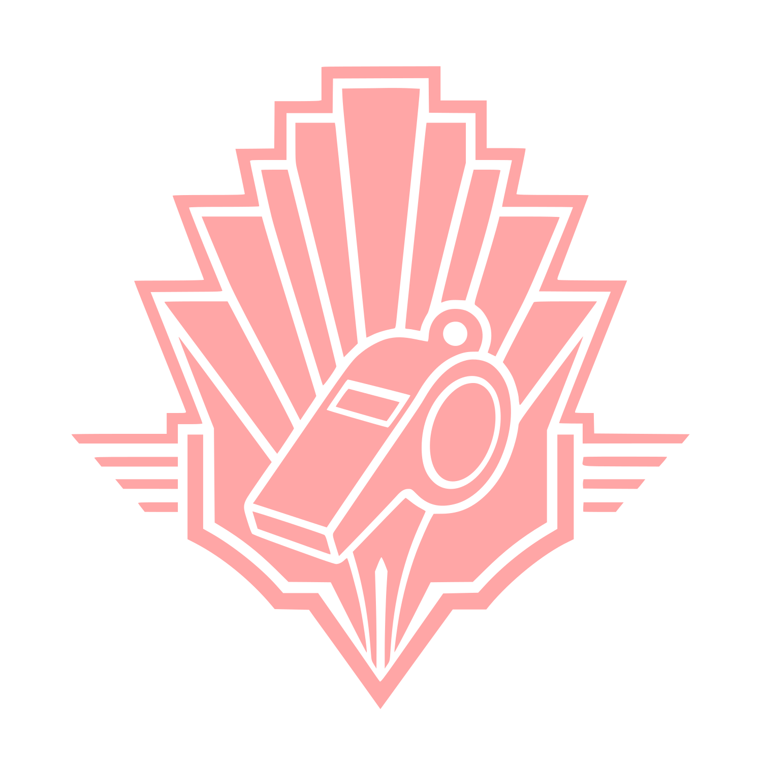 Whistle Badge Emblem Logo #ffa6a6