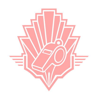 Whistle Badge Emblem Logo #ffa6a6