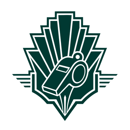 Whistle Badge Emblem Logo #003932