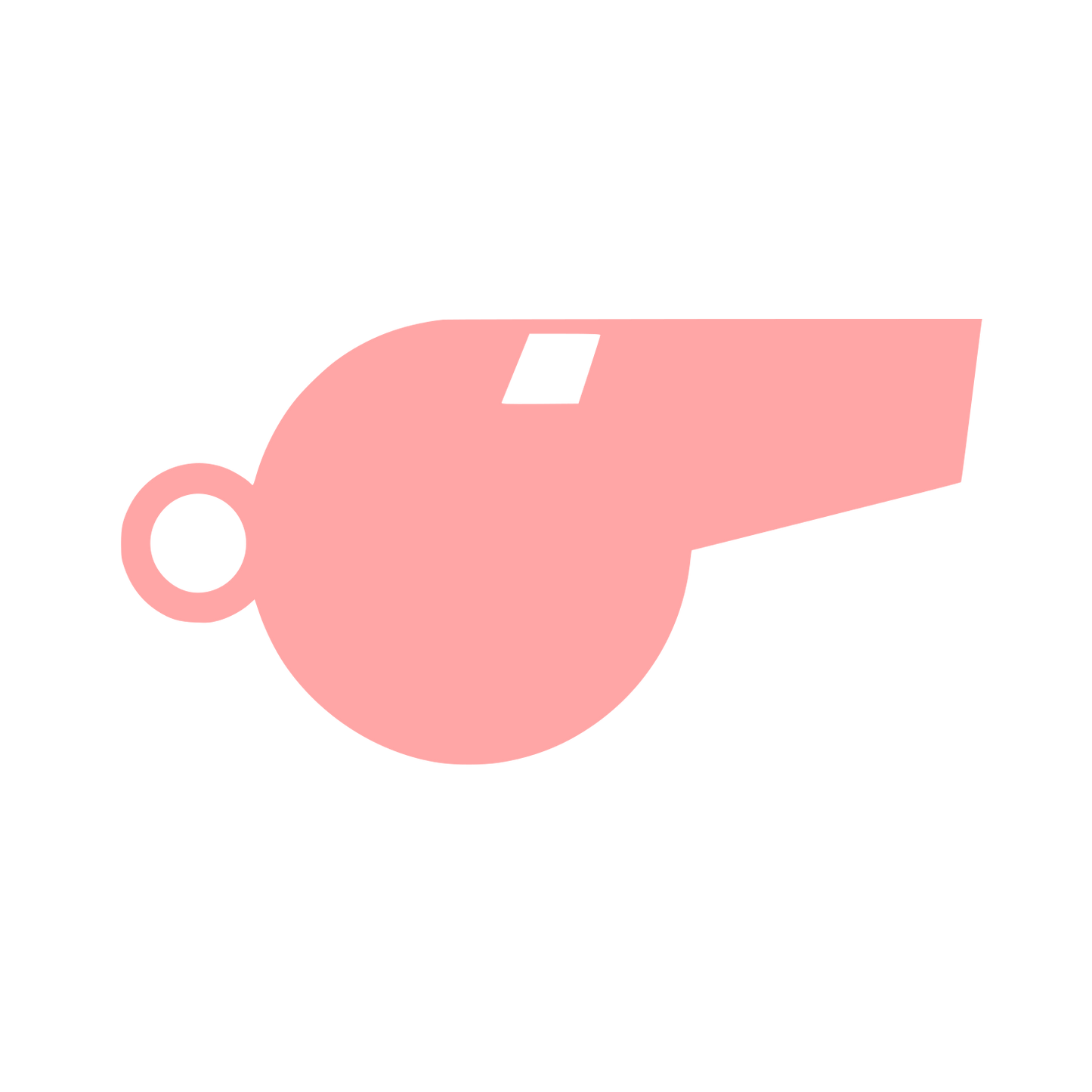 Whistle Logo Icon #ffa6a6