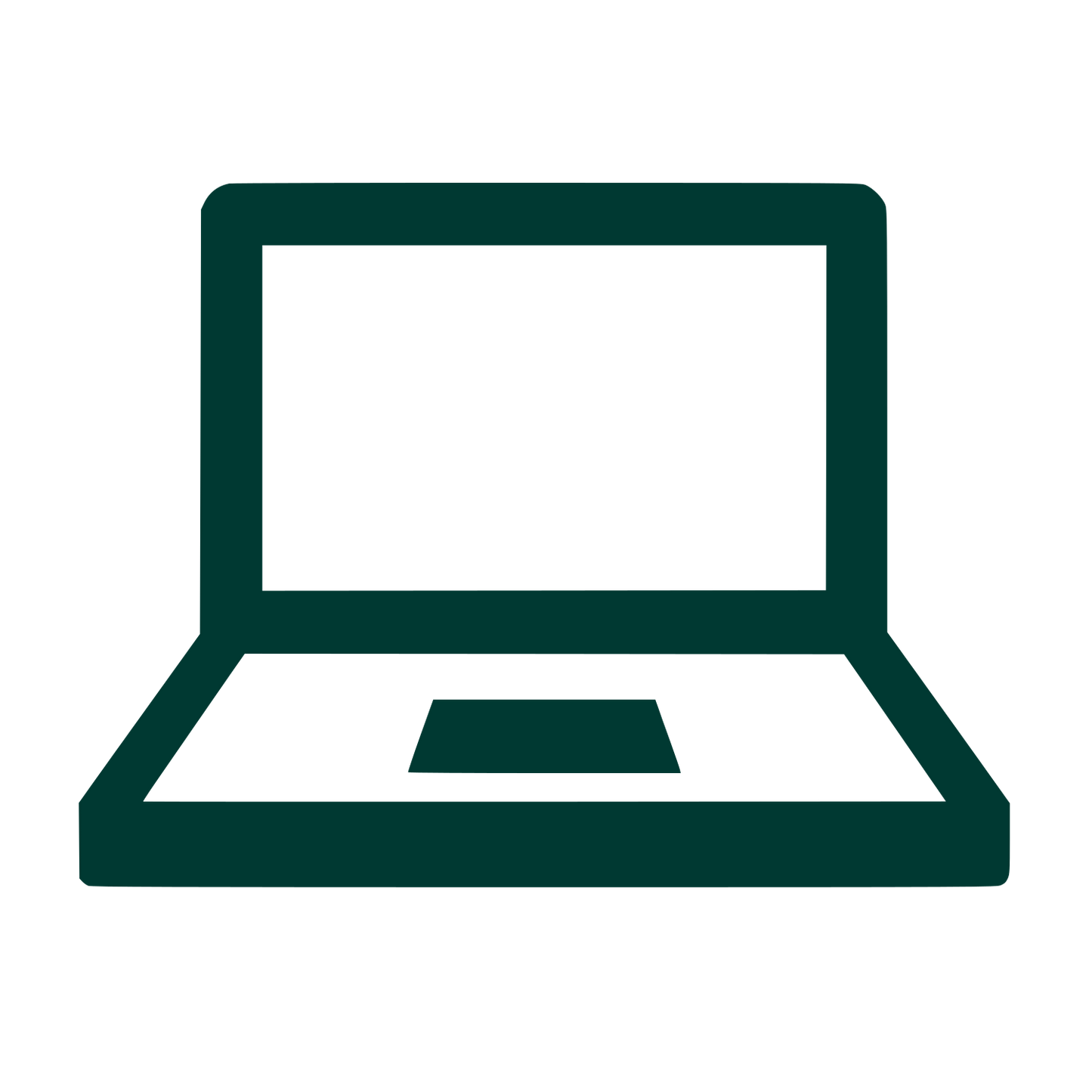 Laptop Computer Logo #003932