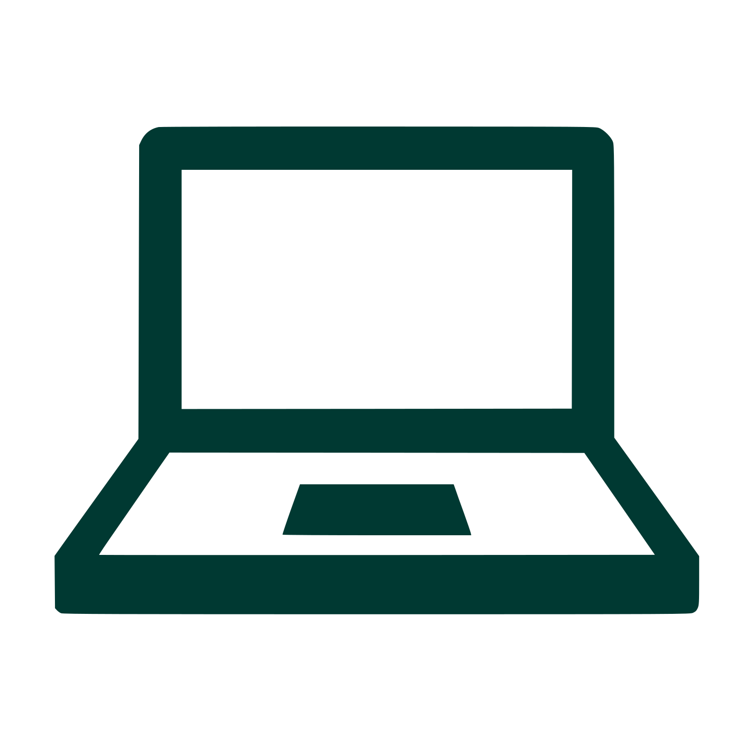 Laptop Computer Logo #003932