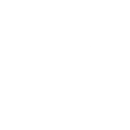 Laptop in Circle Logo #ffffff