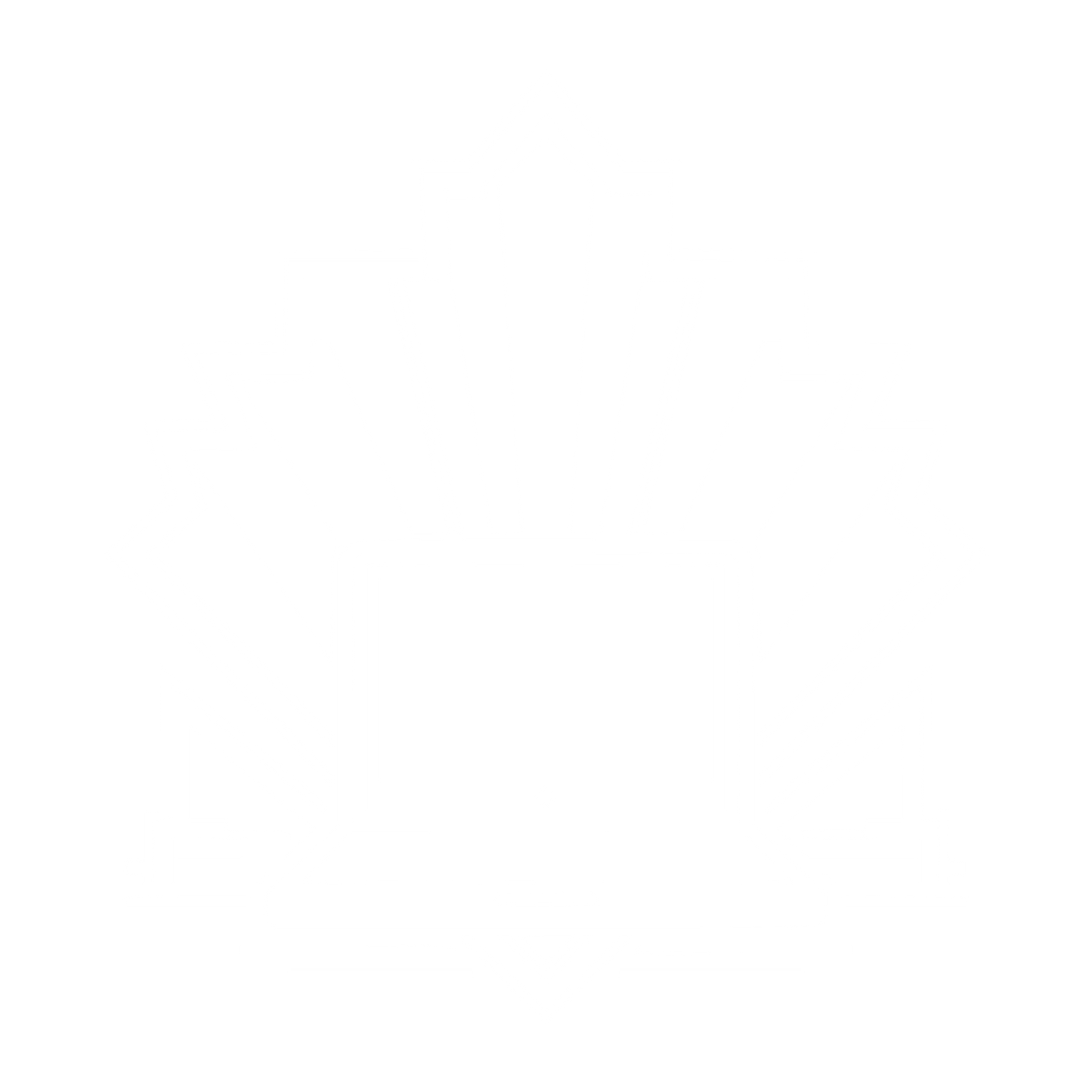 Art Deco Laptop Emblem Logo #ffffff