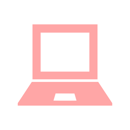 Laptop Computer Logo #ffa6a6