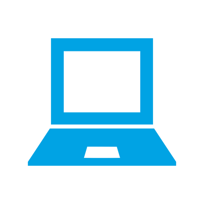 Laptop Computer Logo #00a3e4