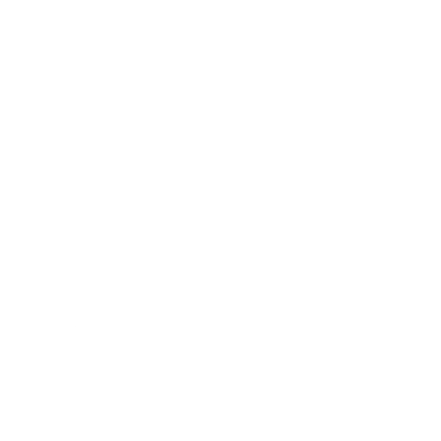 Laptop Computer Logo #ffffff