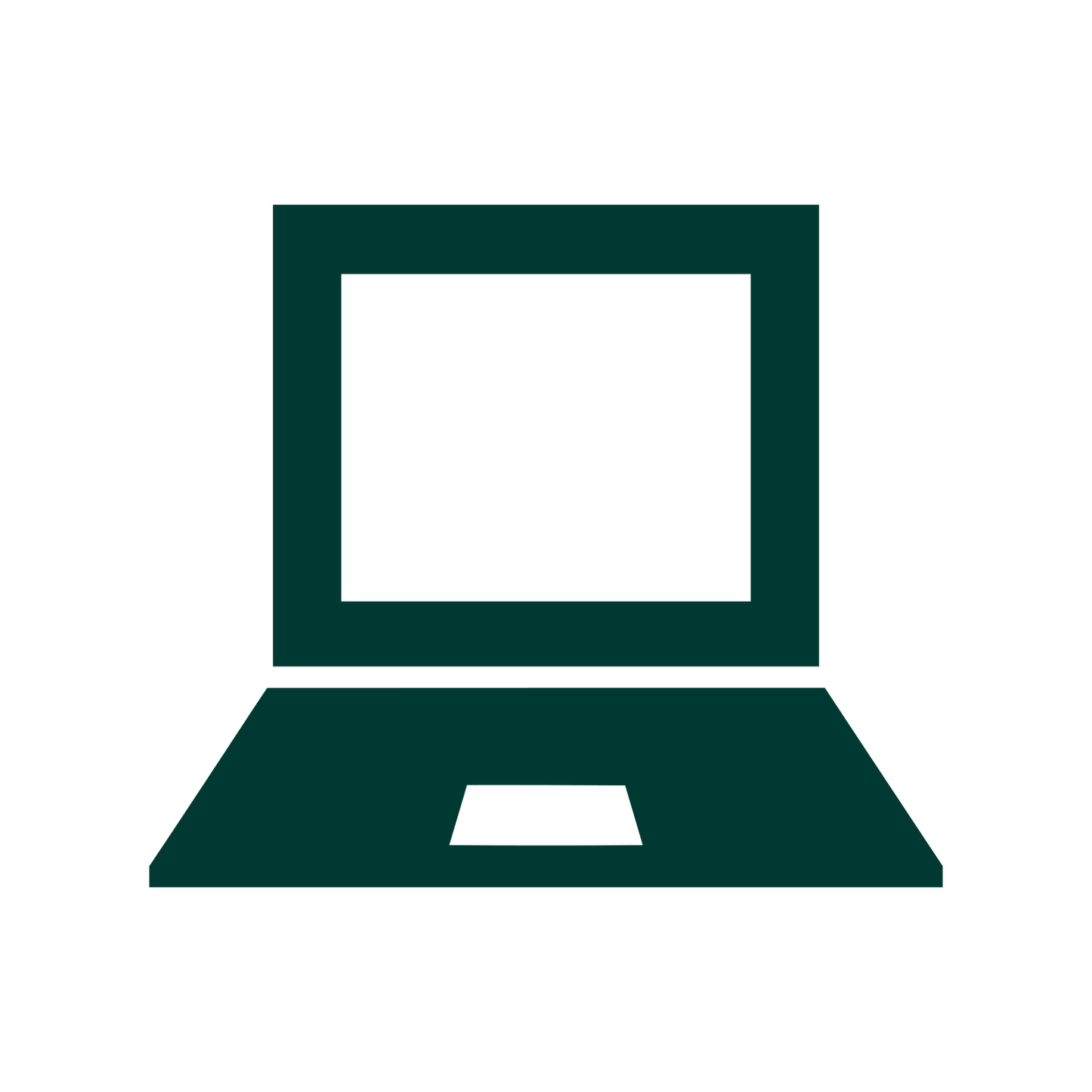 Laptop Computer Logo #003932