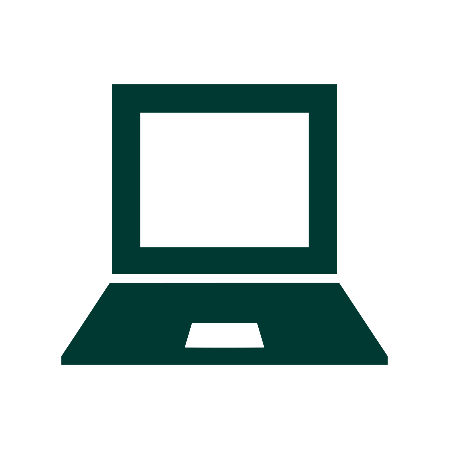 Laptop Computer Logo #003932