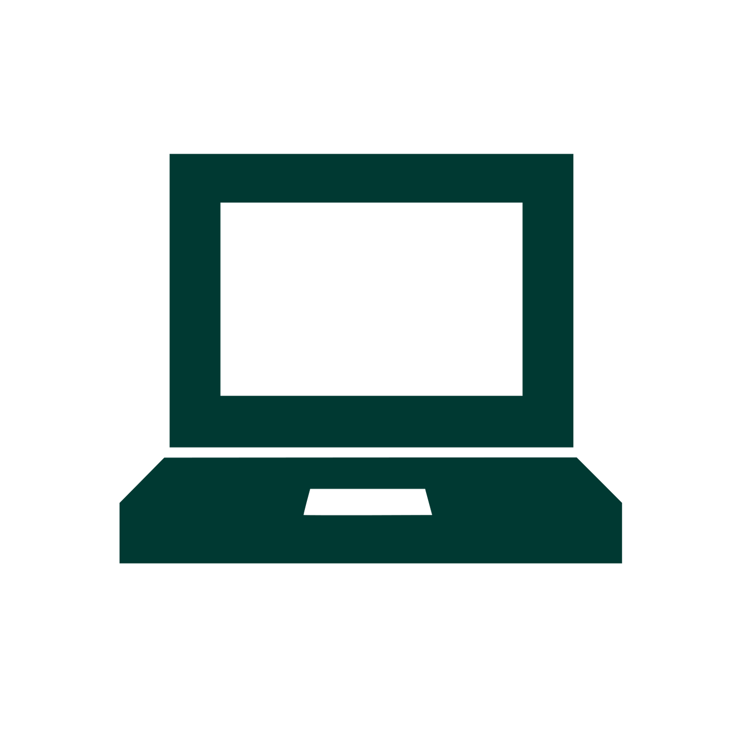 Laptop Computer Logo #003932