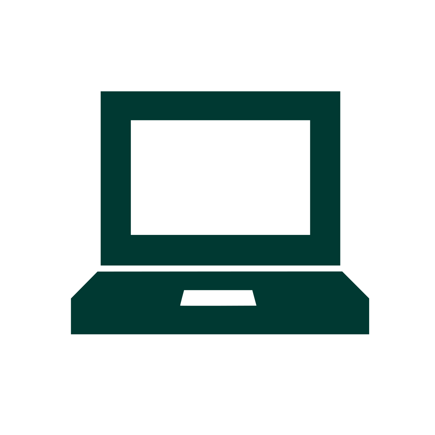 Laptop Computer Logo #003932