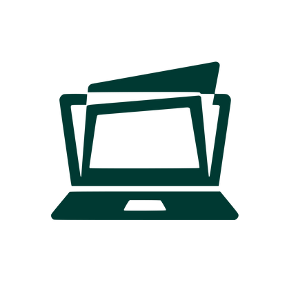 Laptop Folder Files Logo #003932