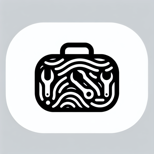 Wavy Briefcase Logo