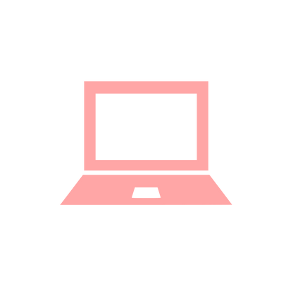 Laptop Computer Logo #ffa6a6