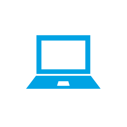Laptop Computer Logo #00a3e4