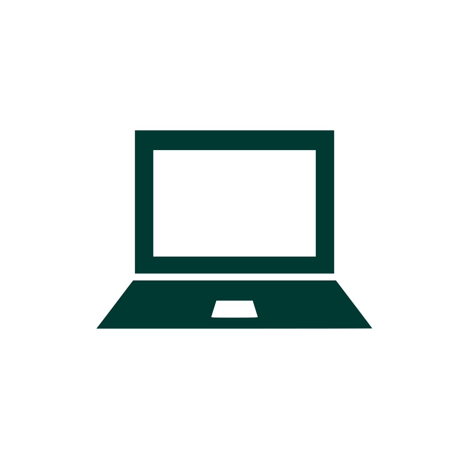 Laptop Computer Logo #003932