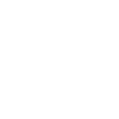 Smartphone Silhouette Logo #ffffff