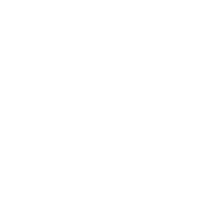 Smartphone Outline Logo #ffffff