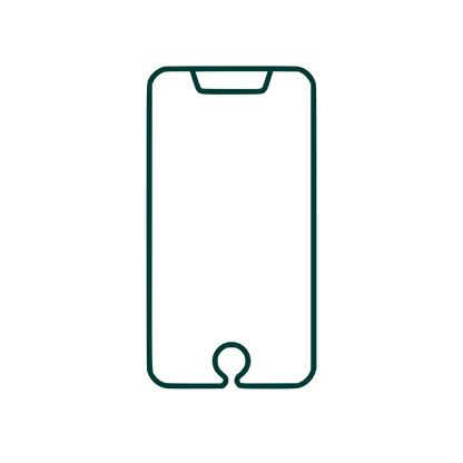 Smartphone Outline Logo #003932