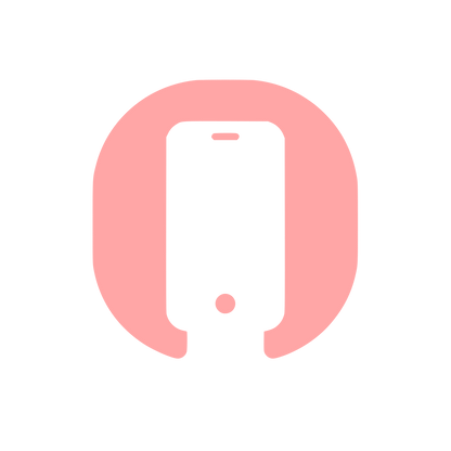 Smartphone Circle Logo #ffa6a6