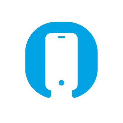 Smartphone Circle Logo #00a3e4