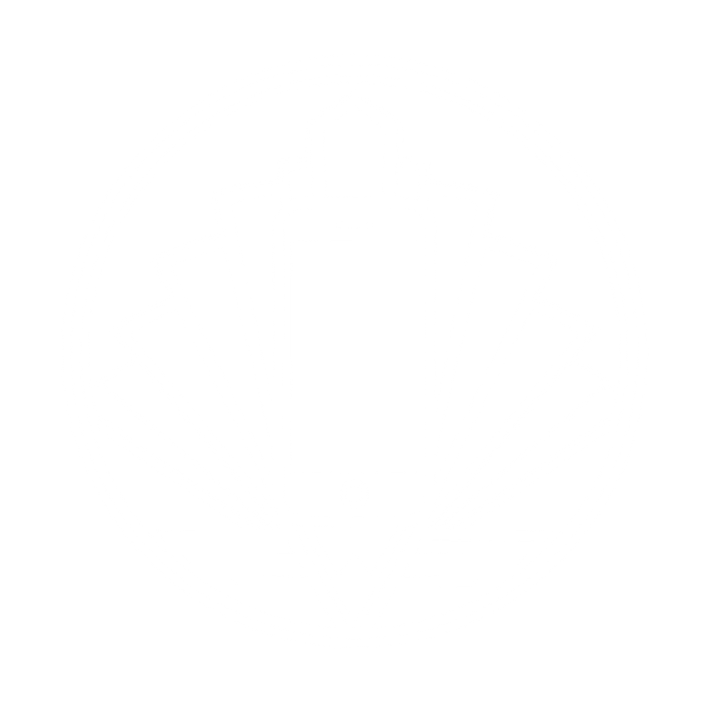 Art Deco Smartphone Circle Logo #ffffff