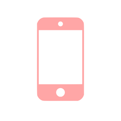 Smartphone Screen Logo #ffa6a6